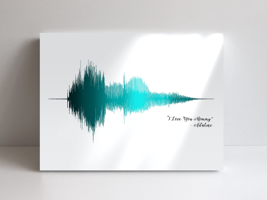 Acrylic Glass Sound Wave Print | Glass