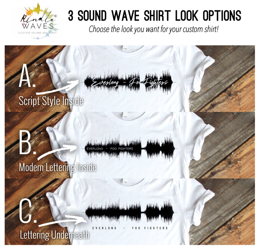 Custom Soundwave Shirt | Sound Wave Shirt