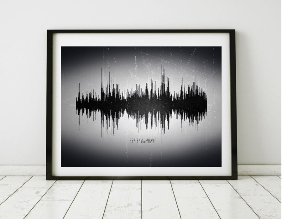Soundwave Art Print Audio Gram Art Sound | PAPER