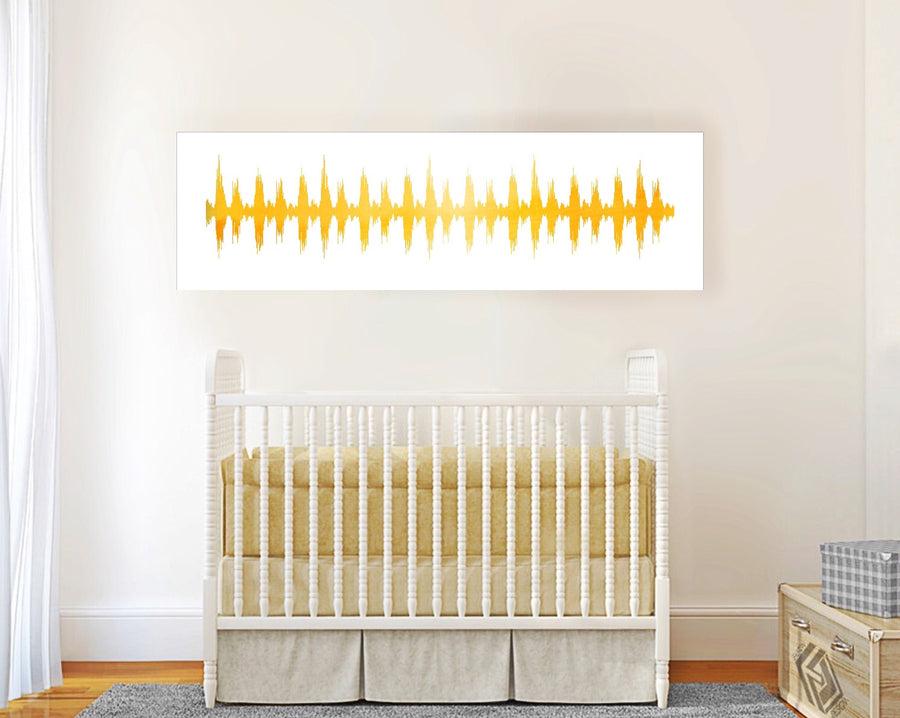 Art for Nursery, Custom Nursery Decor Soundwave | PAPER