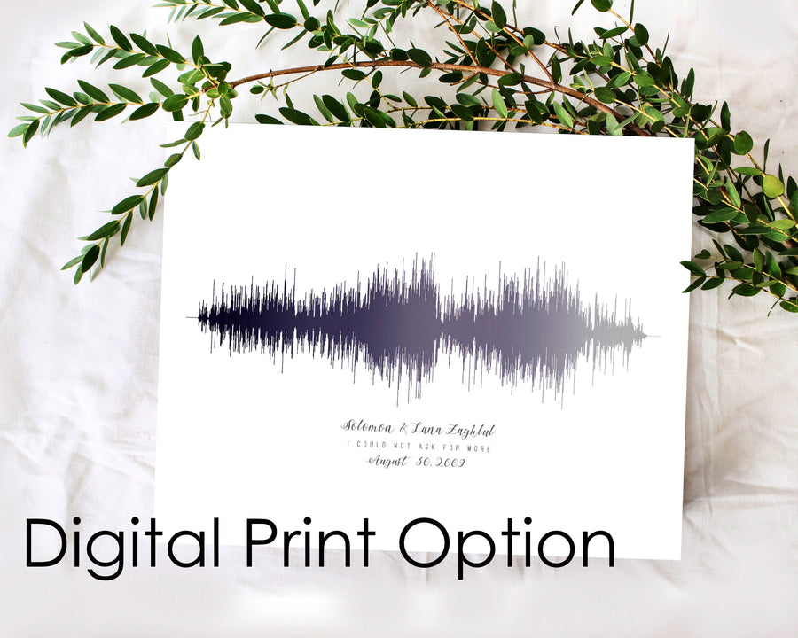 Digital Option Anniversary Gift Sound Wave | DIGITAL
