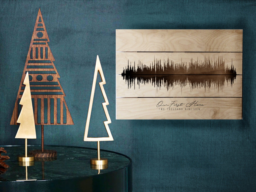 Wooden Pallet Sound Wave spring, Rustic Christmas Gift Idea | PALLET
