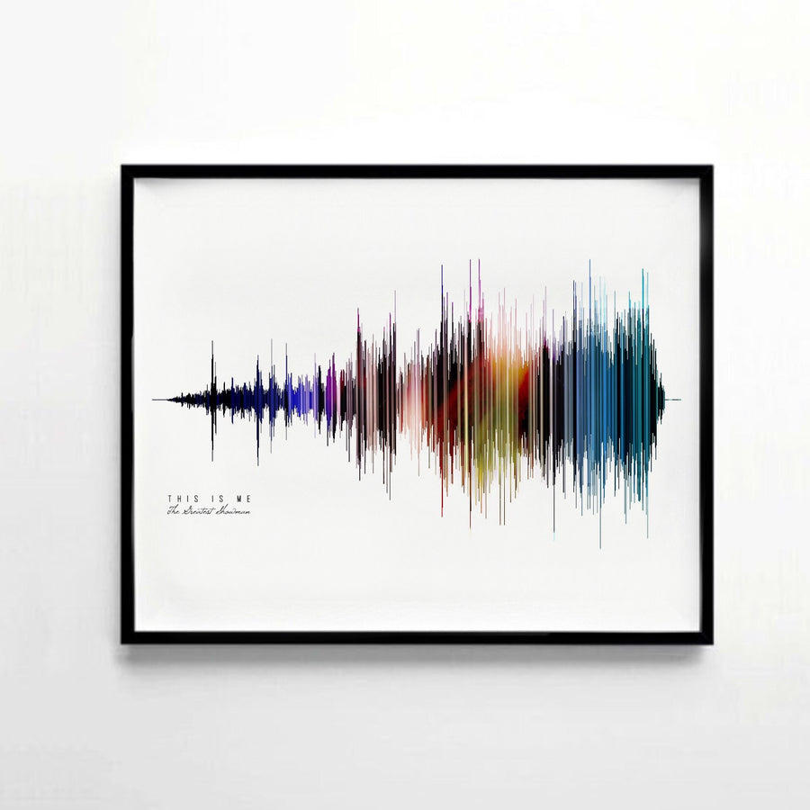 Autism Awareness Gift Idea, Personalized Sound Wave | PAPER