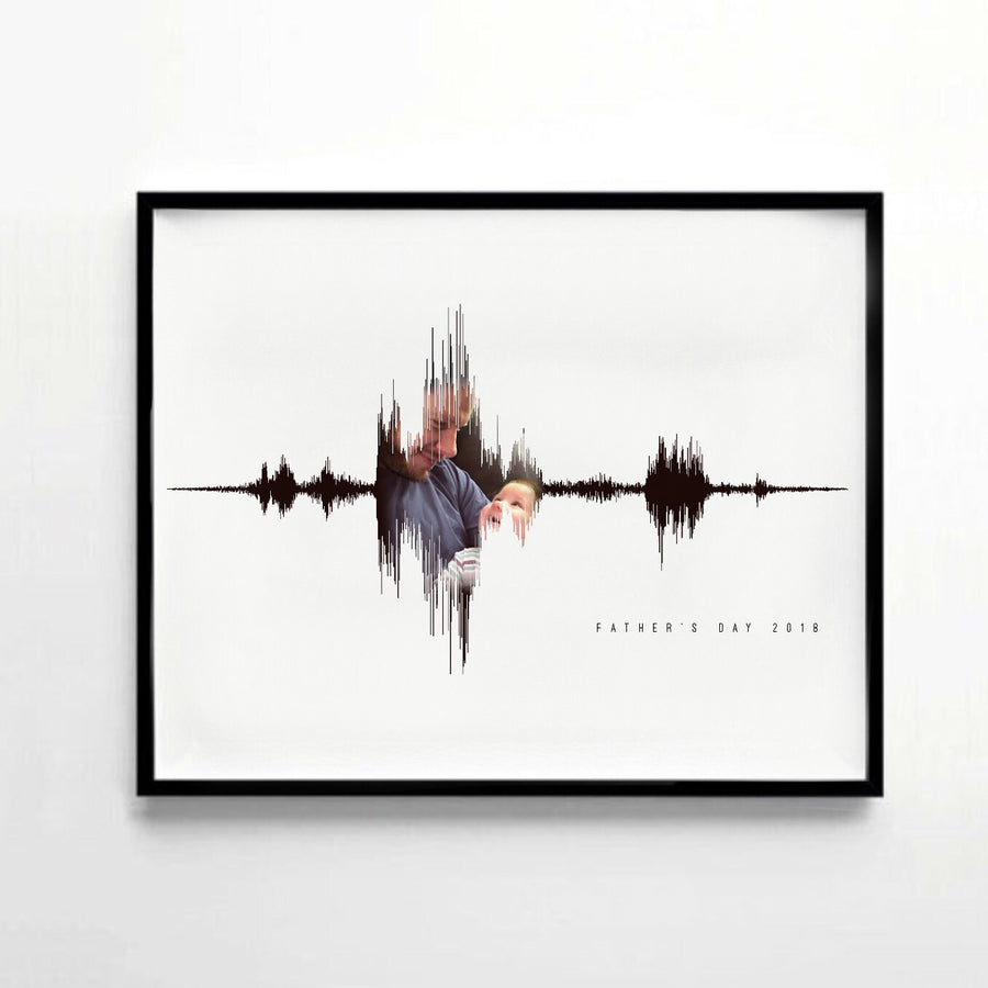 Sound wave Art Print Audio Gram Art Sound | PAPER