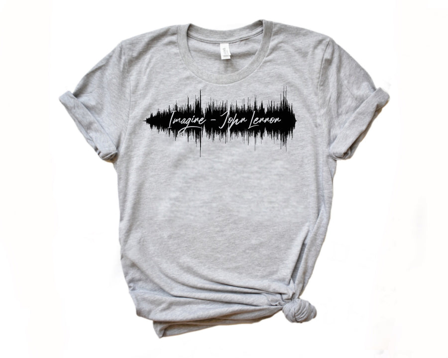 Personalized Sound Wave Shirt Print | Sound Wave Shirt